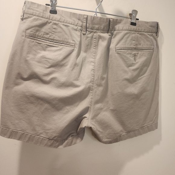 J. Crew Re-Imagine Men's Tan Flat Front Shorts Classic Design size 35 - Picture 9 of 14